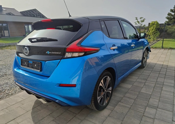 Nissan Leaf cena 58999 przebieg: 57000, rok produkcji 2021 z Kalisz małe 211